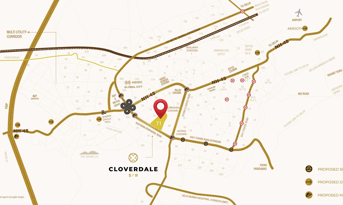 Location map view